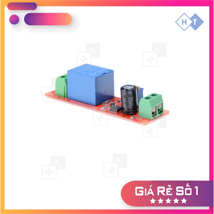 Mạch Tạo Thời Gian Trễ Đóng Relay NE555 12V loại tốt