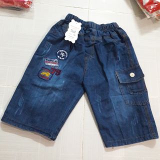 Quần jean lửng bé trai