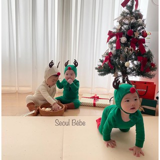 Mũ tuần lộc bông Peekaboo