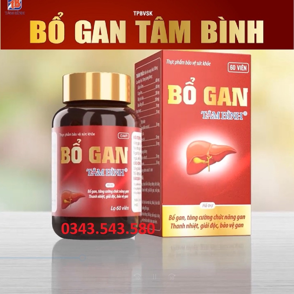 BỔ GAN TÂM BÌNH - Hỗ trợ bổ gan và tăng cường chức năng gan