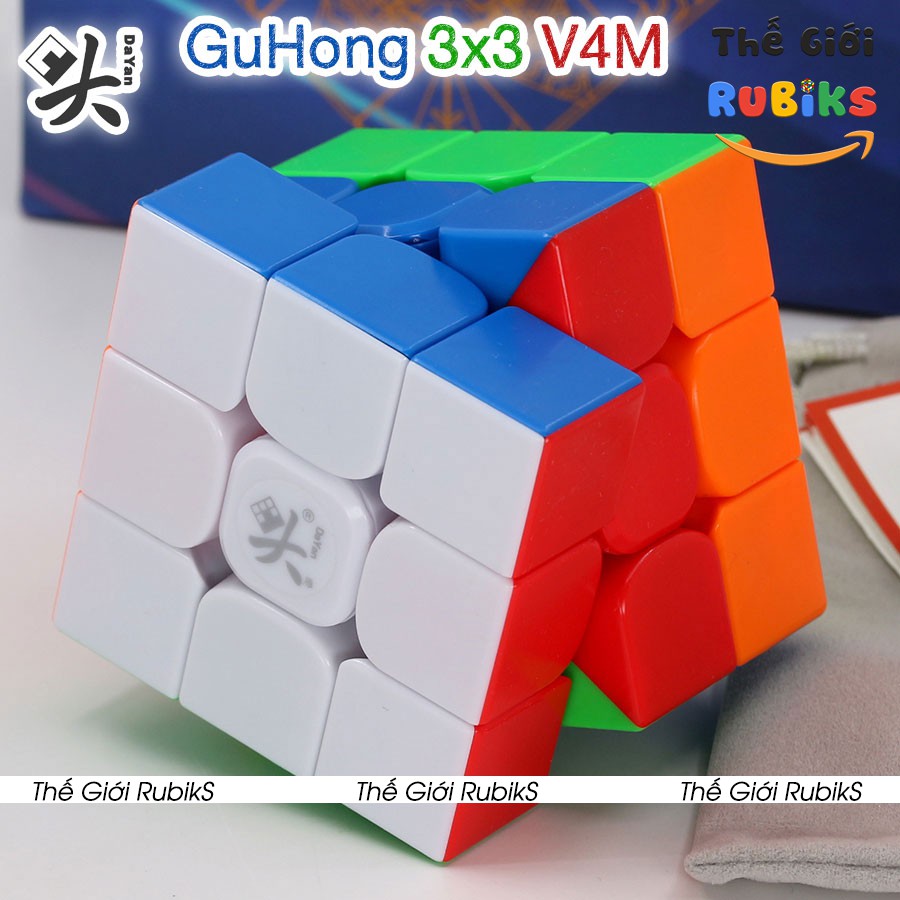 Khối Rubik 3x3 DaYan GuHong V4 M Có Nam Châm (Hãng Mod M)
