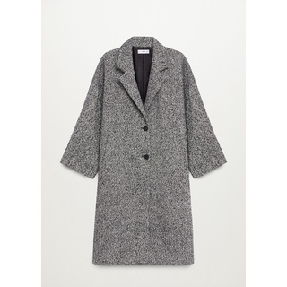 Áo dạ Mango dáng oversized xuất dư
