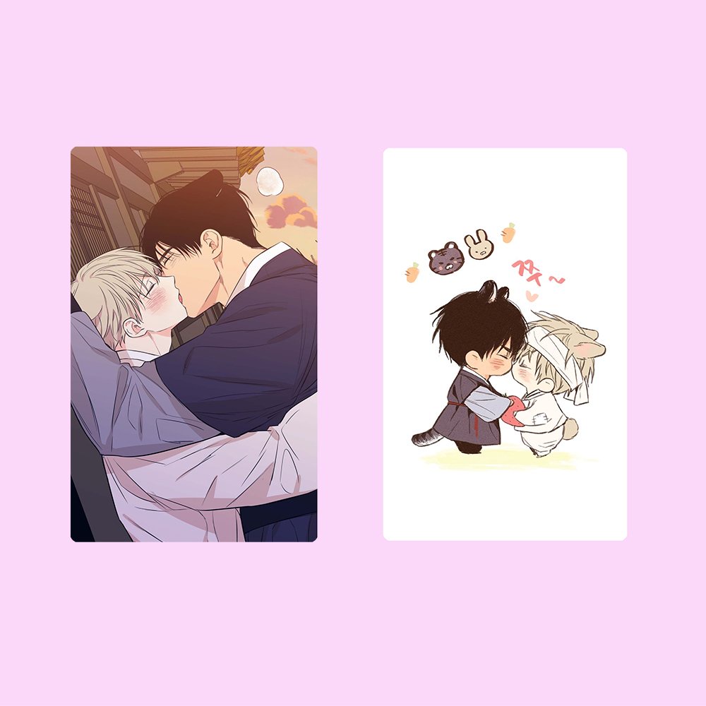 Ảnh card bo góc in hình NO LOVE ZONE Không Chốn Yêu Đương manhwa BL thẻ bo viền 5*8cm anime chibi sưu tầm 1 tấm