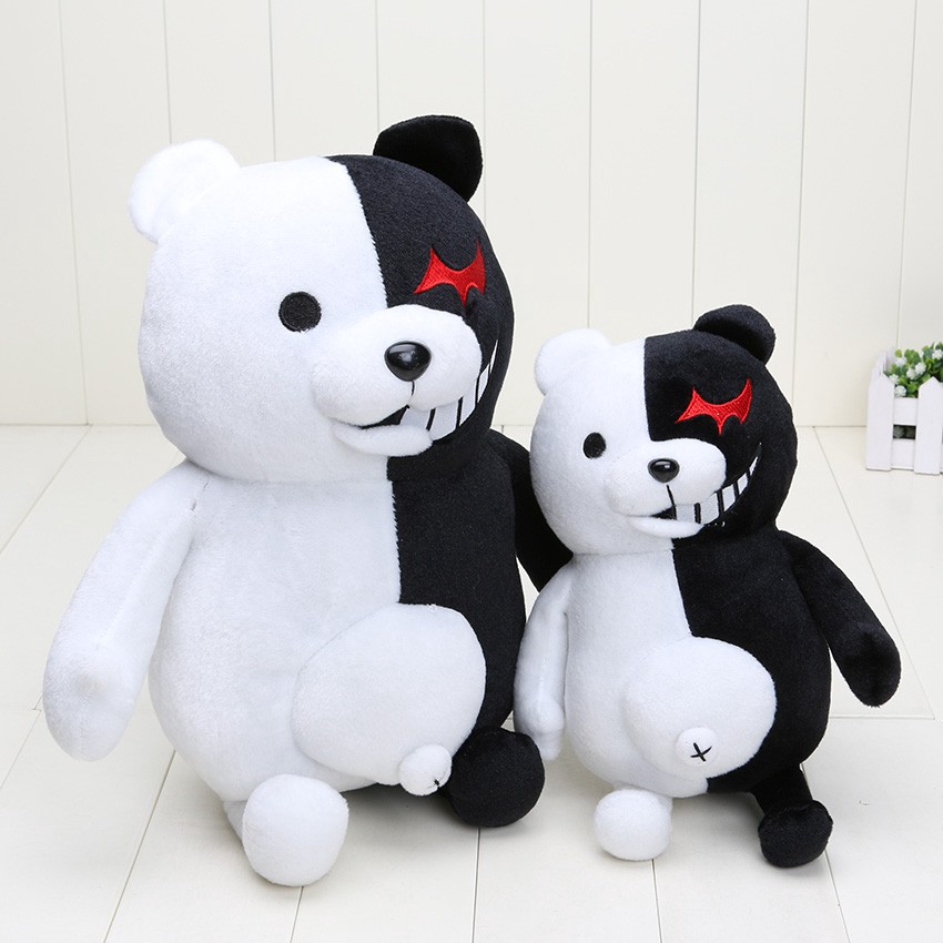 Gấu Bông Dangan Ronpa Super Danganronpa 2 Màu Trắng Đen