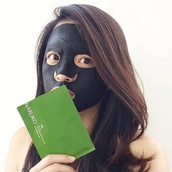 Mặt nạ giấy Naruko Tea Tree Shine Control & Blemish Clear Mask (Hộp 8 miếng) - Đài Loan chính hãng