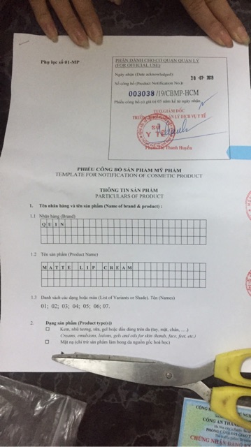 [Mã SKAMLTSM9 giảm 10% đơn 99K] Son siêu lỳ Quin- Không Chì- Không thuỷ ngân- Dành cho bà bầu | BigBuy360 - bigbuy360.vn