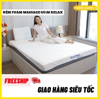 Nệm FOAM Massage G:UM cao cấp chính hãng tiêu chuẩn xuất Mỹ, đệm FOAM ép cuộn êm ái mềm mại nâng đỡ cơ thể