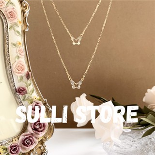 Dây chuyền bướm layer  Sulli store