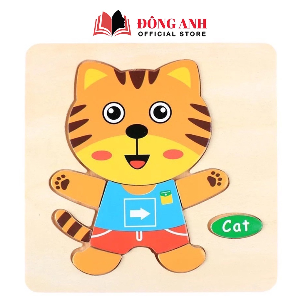 Tranh ghép gỗ 3D Baostore nhiều chủ đề dành cho bé từ 1-4 tuổi