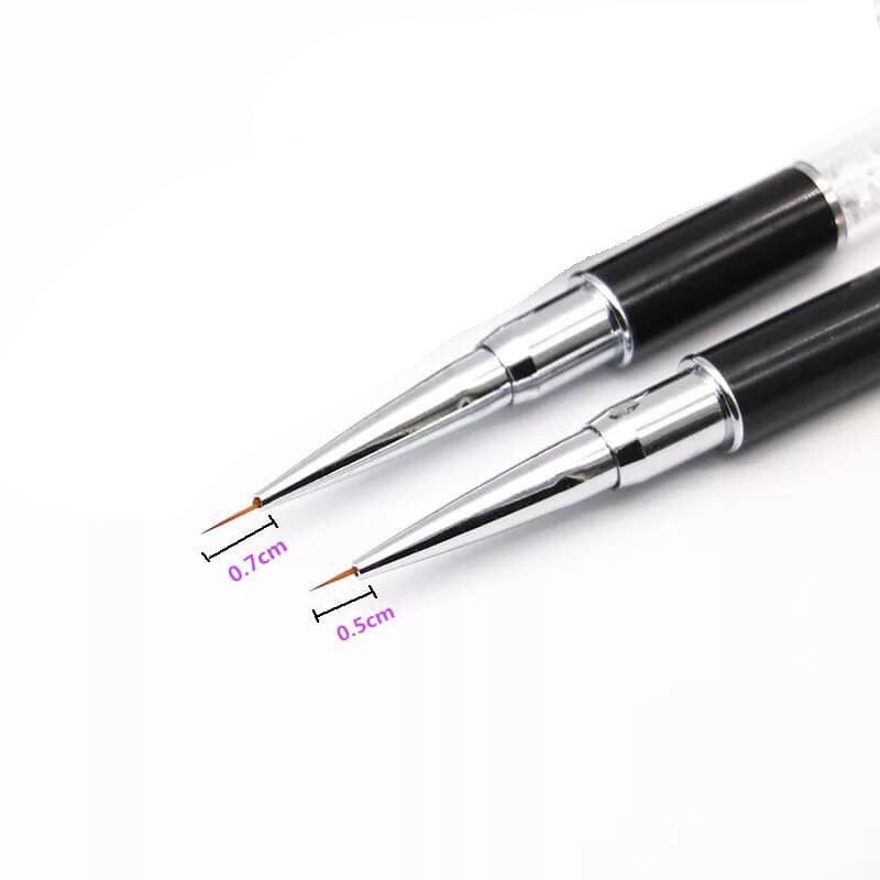 Cọ vẽ móng ,  cọ nail vẽ nét siêu thẳng size 6,9,11mm