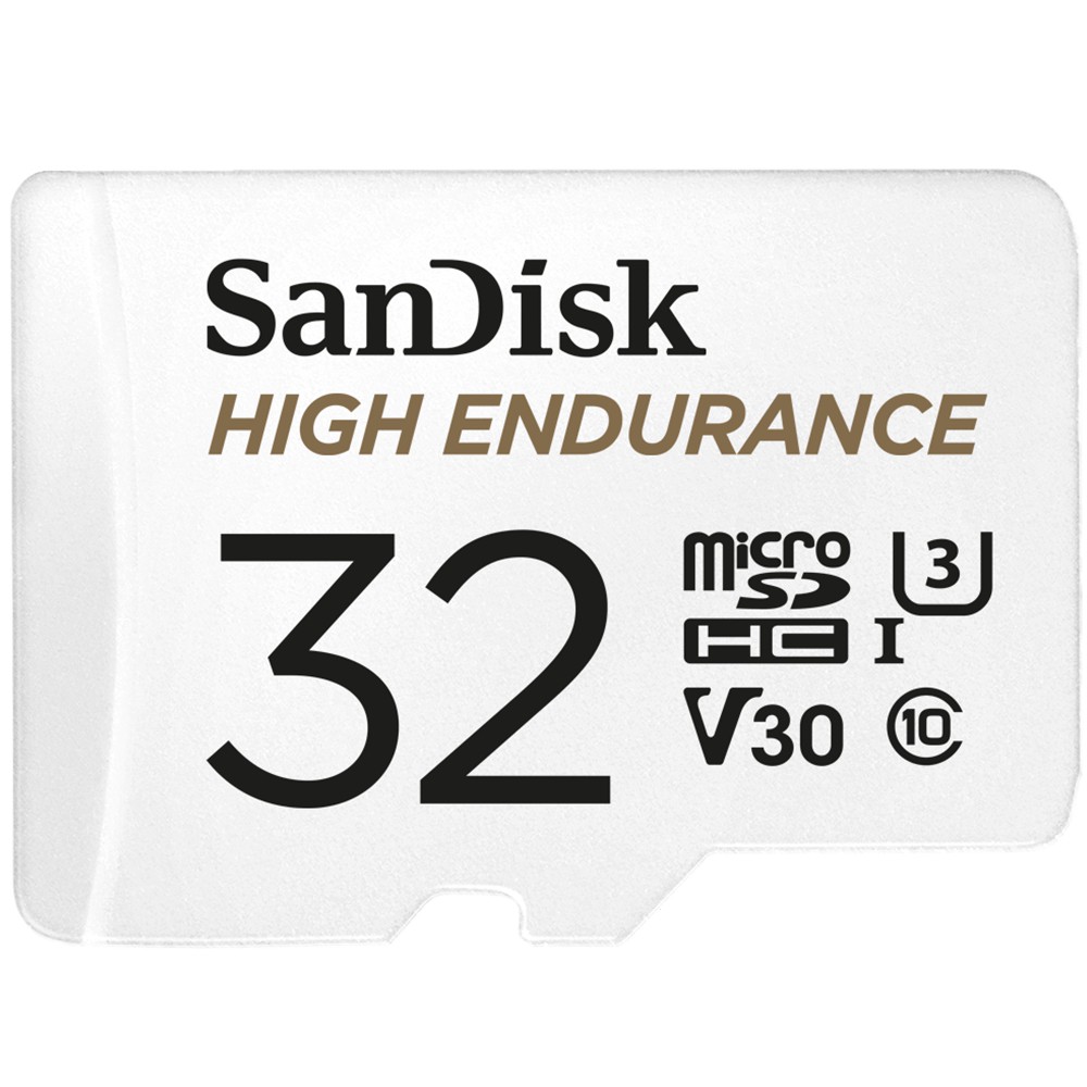 Thẻ nhớ MicroSDHC SanDisk High Endurance 32GB V30 UHS-I U3 4K R100MB/s W40MB/s (Trắng)