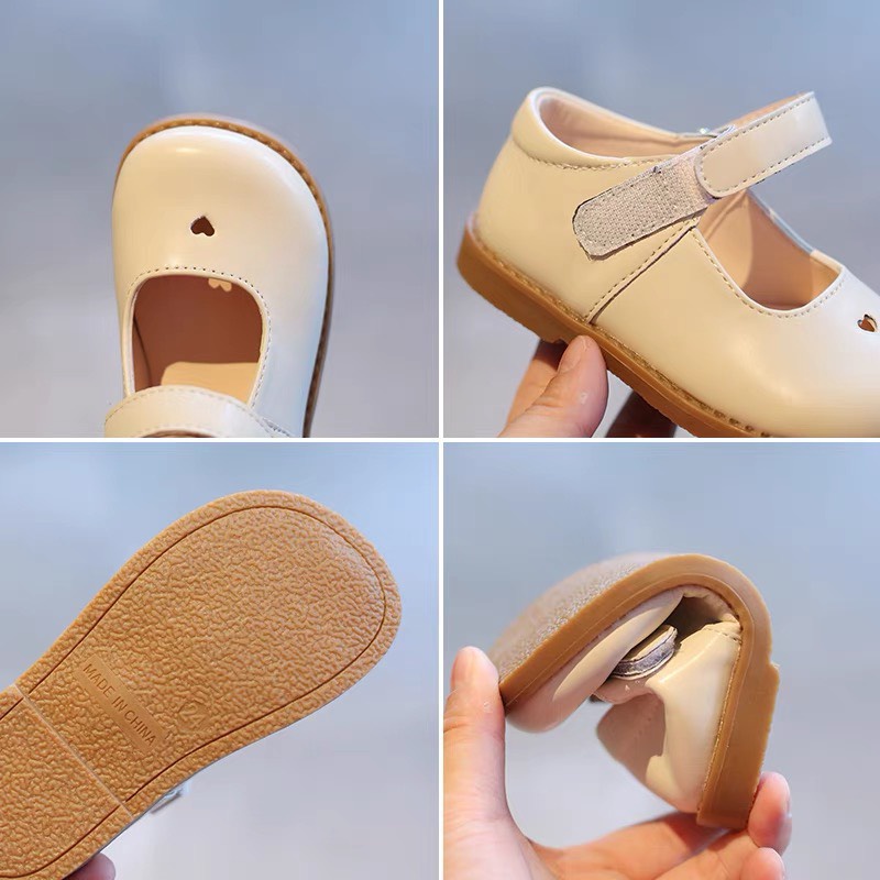 Giày cho bé gái MG baby - Giày búp bê cho bé gái, da PU mềm, kiểu dáng basic, dễ phối đồ Mã MG1