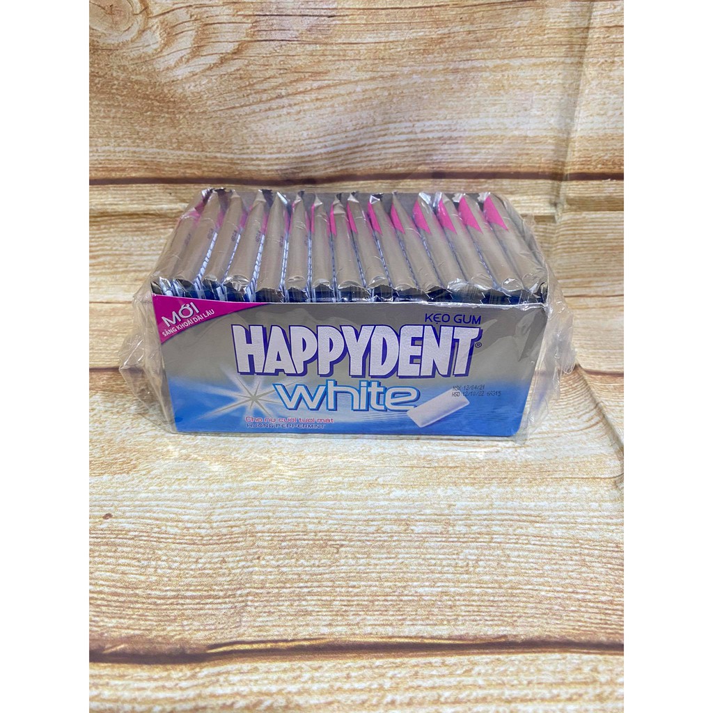 ( Hộp 15 vĩ ) Kẹo Sing Gum HappyDen White