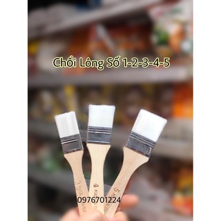 Chổi lông trắng số 3 - 4 phết bánh