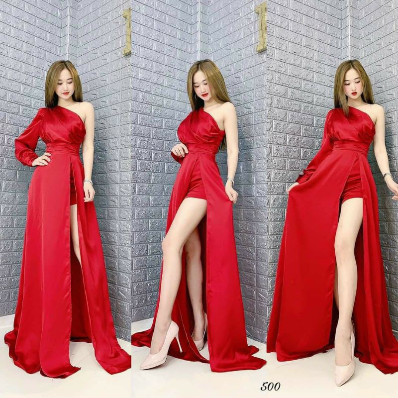 ĐẦM DỰ TIỆC XẺ ĐÙI Y HÌNH