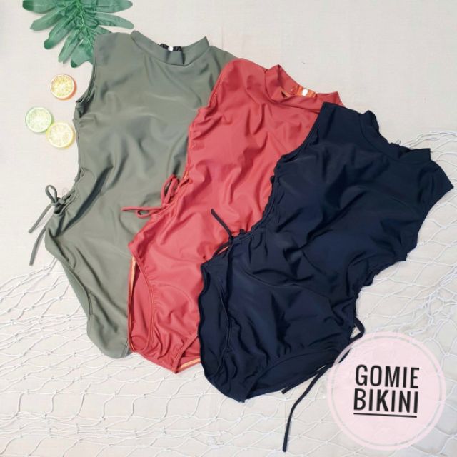 [Ảnh thật + Video] Bikini nữ đồ bơi một mảnh thắt chéo hai bên sexy | BigBuy360 - bigbuy360.vn