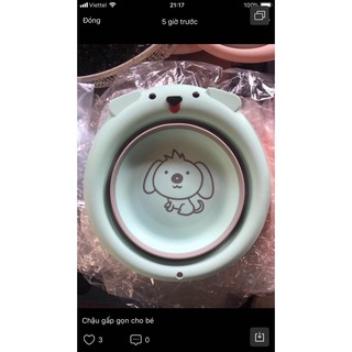 Chậu rửa mặt cho bé
