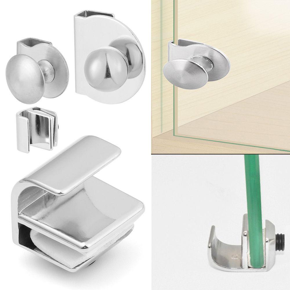 Tay Nắm Cửa Kính / Tủ Quần Áo Dạng Kẹp Không Cần Khoan Siêu Bền Tiện Dụng