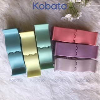 Set 3 kẹp tóc càng cua loại 5 răng nhựa nhám dẻo nhiều màu xinh xắn cho nữ CMHM06