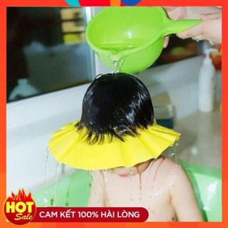 [Hàng Loại 1]Mũ chắn nước gội đầu cho bé - Nón gội đầu chắn nước cho bé - Đồ Gia Dụng Thông Minh