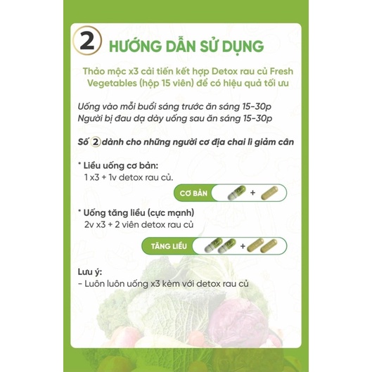 [TẶNG DETOX]Trà thảo mộc Slim X3 chính hãng