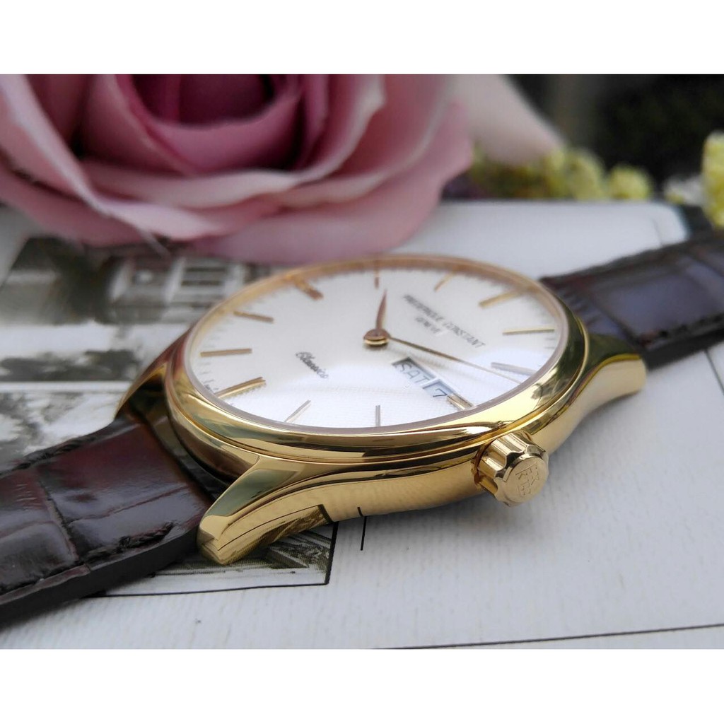 Đồng hồ nam chính hãng Frederique Constant FC-225ST5B5 - Máy Quartz Pin Thụy Sỹ - Kính Sapphire