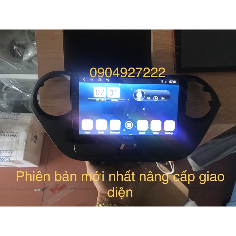 Màn hình Android theo xe i10 ( Chính hãng VMN tặng bản đồ Vietmaps1 trị giá 500k)