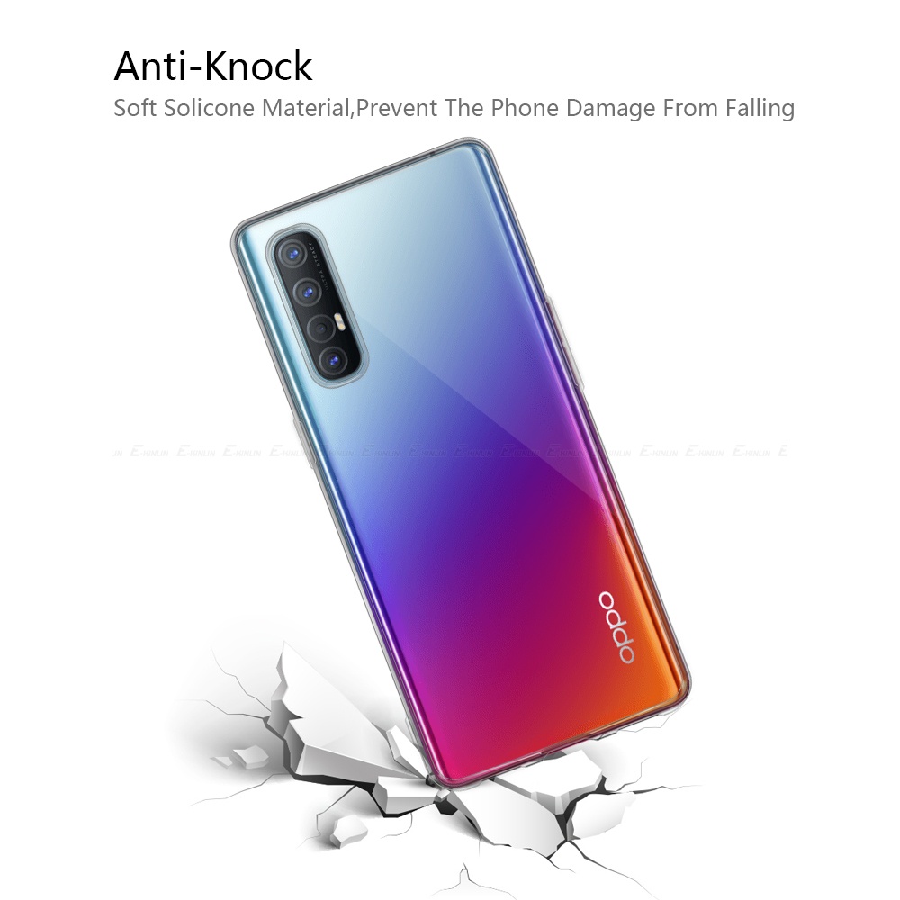 Ultra Ốp Điện Thoại TPU Dẻo Trong Suốt Siêu Mỏng Cho OPPO Reno9 Reno8 Reno7 Reno6 Reno5 Reno4 Reno3 Reno2 Reno Pro Plus Lite SE F Z