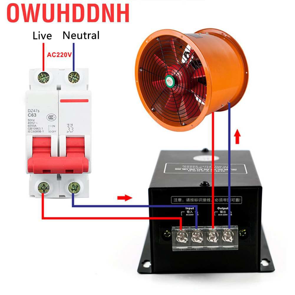 SPEEDS Bộ Điều Khiển Tốc Độ Quạt Đơn Gắn Trần Nhà Drdy4000 220v