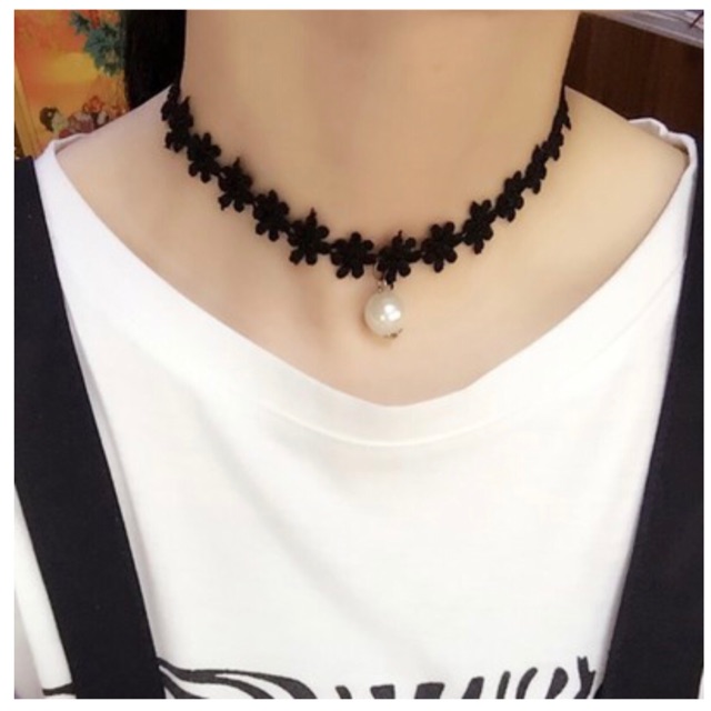 Bộ 9 vòng cổ Choker như hình