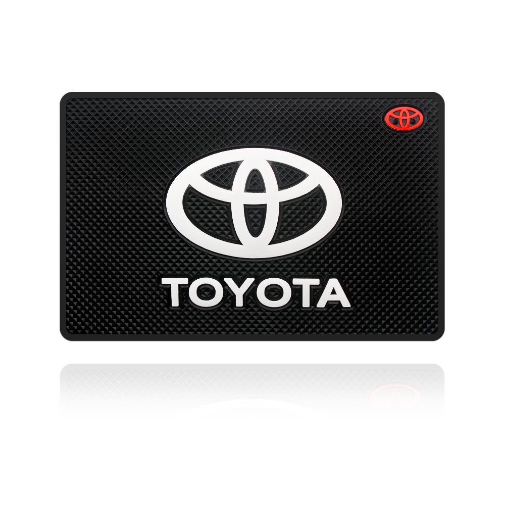 Thảm Cao Su Chống Trượt Có Giá Đỡ Điện Thoại Cho Toyota Vios Yaris Avanza Rush Camry Rav4