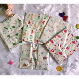 Khăn tắm xô hoa cho bé xuất nhật 4 lớp