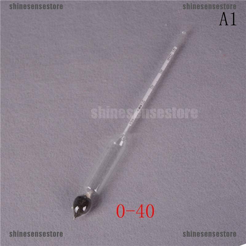 0-100% Hydrometer Máy đo nồng độ cồn Máy đo nồng độ cồn