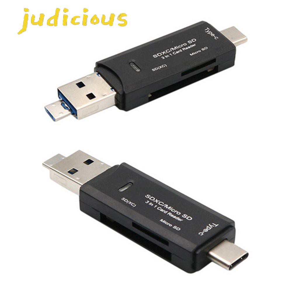 Đầu Đọc Thẻ Nhớ 3 Trong 1 Usb3.1 Usb-C / Type C Sd Tf / Micro Sd | BigBuy360 - bigbuy360.vn