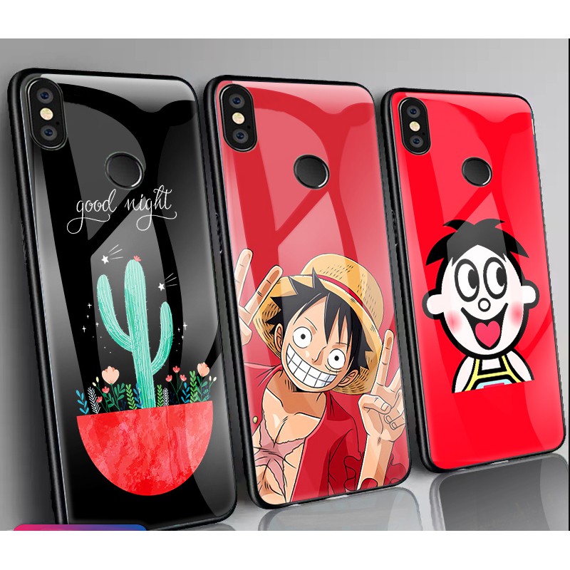 Ốp Xiaomi A2 Lite/ Redmi 6 Pro,Note 6, Mi 8 mặt kính gương bóng