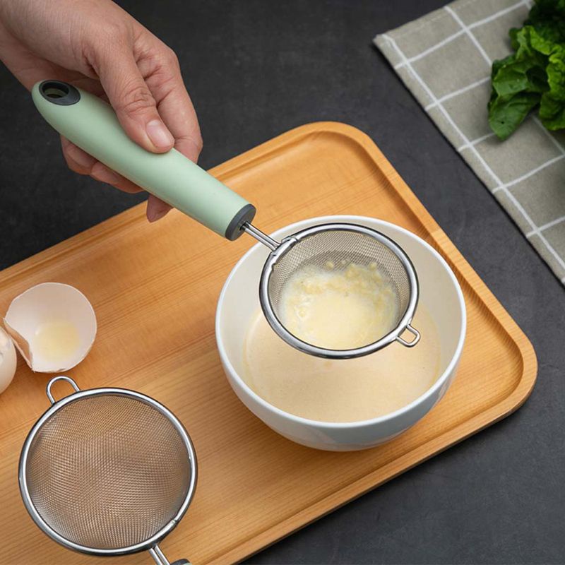 Rây Lọc Ráo Dầu Bằng Thép Không Gỉ Tiện Dụng Cho Nhà Bếp