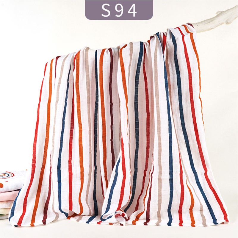 Chăn Quấn Em Bé Chất Liệu Cotton Mềm Mại In Họa Tiết Xinh Xắn