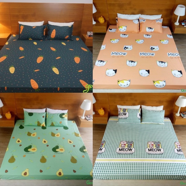 Ga chống thấm Goodmama cao cấp, chống thấm tuyệt đối, vải cotton mềm mát, không hầm bí, không sột soạt, độ bền cao