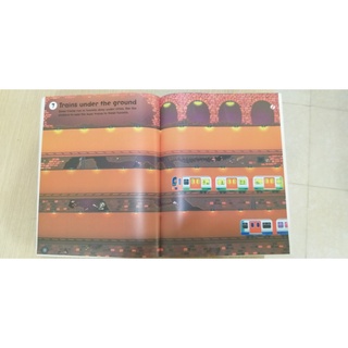 [Big Sale!] Dính dán - Usborne sticker book - Trains