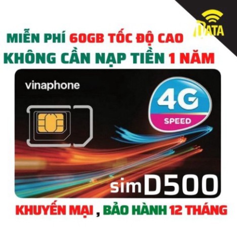 GIẢM GIÁ LỚN SIM VD89 , VD149 , D500 ( MIỄN PHÍ 360 ngày Data 4G + Gọi )VINAPHONE. Đăng Ký Chính Chủ, Bảo Hành 12Tháng G