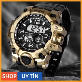 Đồng hồ điện tử  nam  SPORT N100 Đồng hồ sinh viên đủ các chức năng xem giờ báo thức ,lịch tuần, bấm giờ dây silicon