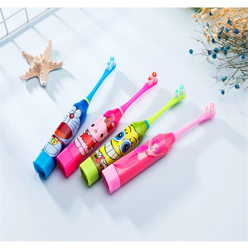 Đầu Bàn Chải Điện Chống Thấm Nước Hoạt Hình Cho Bé