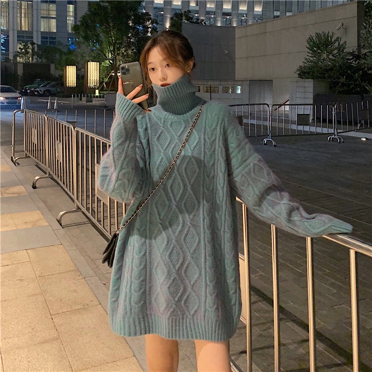 Áo Len Nữ Dài Tay Cổ Tròn Thời Trang Hàn