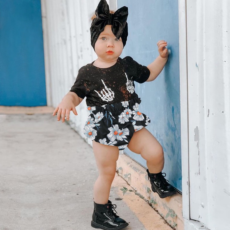 Quần Short Dáng Suông In Họa Tiết Dễ Thương Thời Trang Mùa Hè Cho Bé Ốp