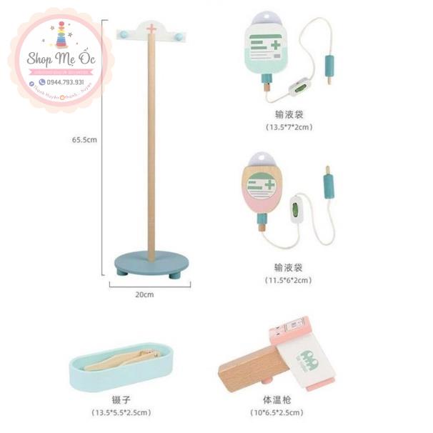 Đồ chơi gỗ - Phòng khám bệnh cho bé | Đồ chơi bác sĩ (cao 101cm)