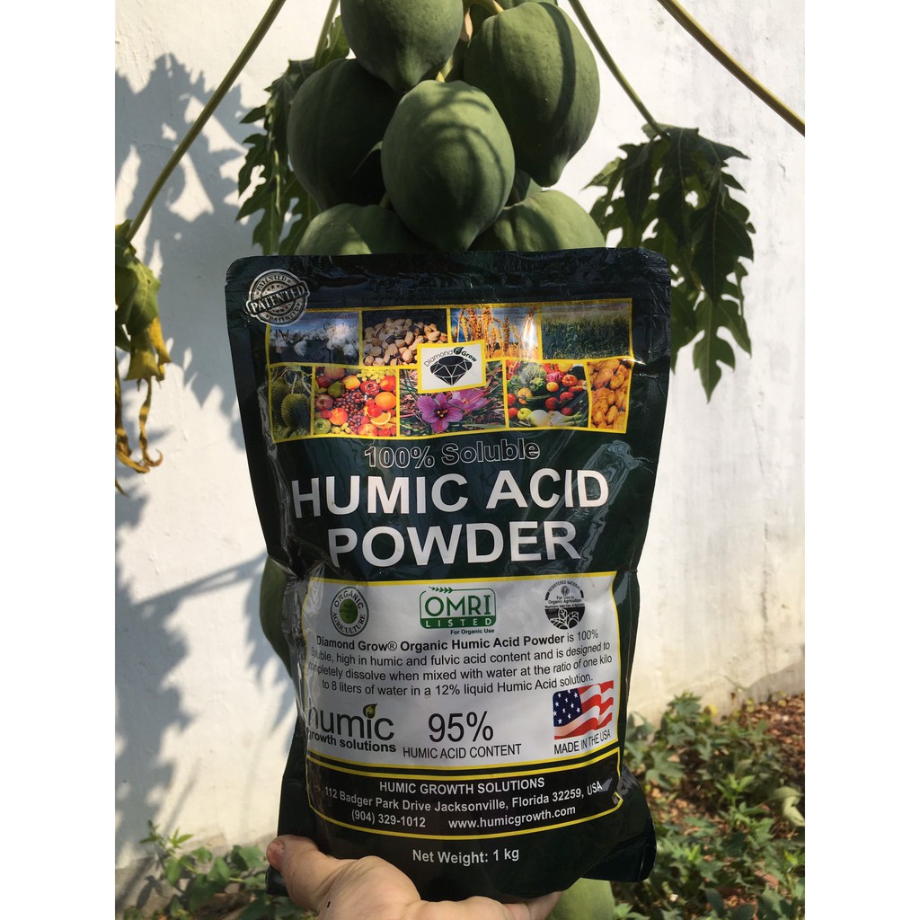 Phân hữu cơ Humic Acid Powder (Phân Bón Kích Rễ Humic)