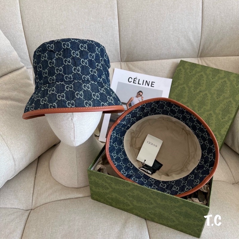 MŨ BUCKET CHẤT JEANS - NÓN TAI BÈO JEANS FROM CỤP HÀN QUỐC CHẤT DÀY TRƠN XỊN