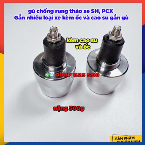 Gù Chống Rung Tay Lái 0.5kg Hàng Zin Tháo Xe SH Lắp Exciter 155 vva Chất Liệu Thép Không Rỉ