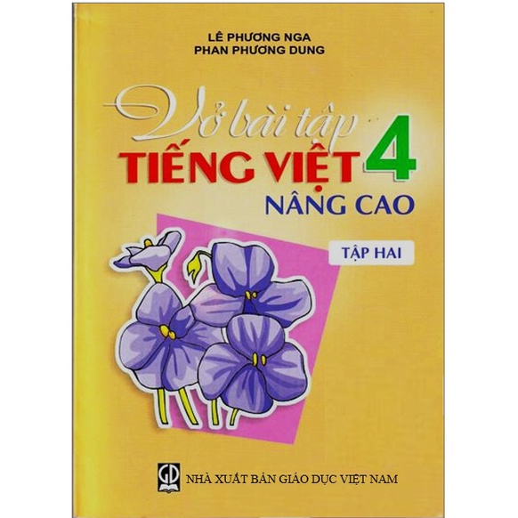 Sách - Combo Vở Bài Tập Tiếng Việt Nâng Cao Lớp 4 (Tập 1+Tập 2)