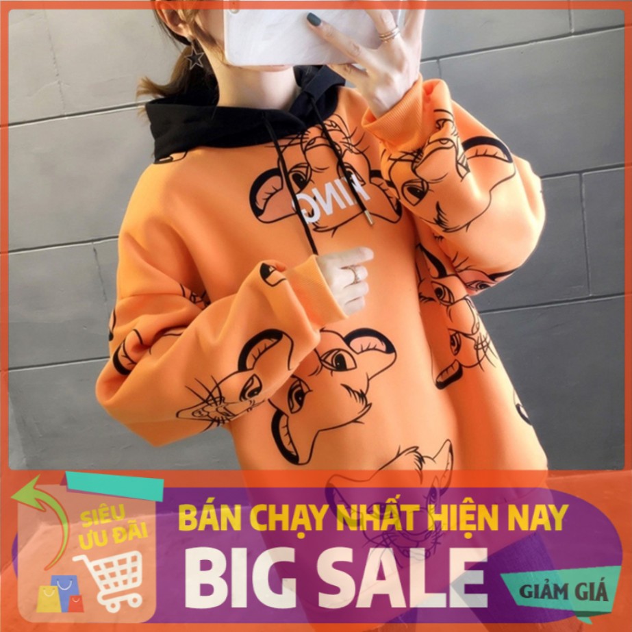 [Mã PHUK9988 giảm 15k đơn 200k] ÁO KHOÁC NỈ HOODIE VUA SƯ TỬ